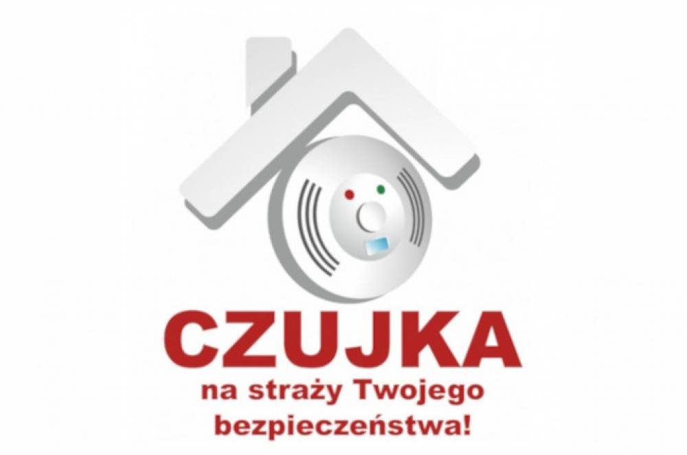 : Logotyp kampanii Czujka na straży Twojego bezpieczeństwa.